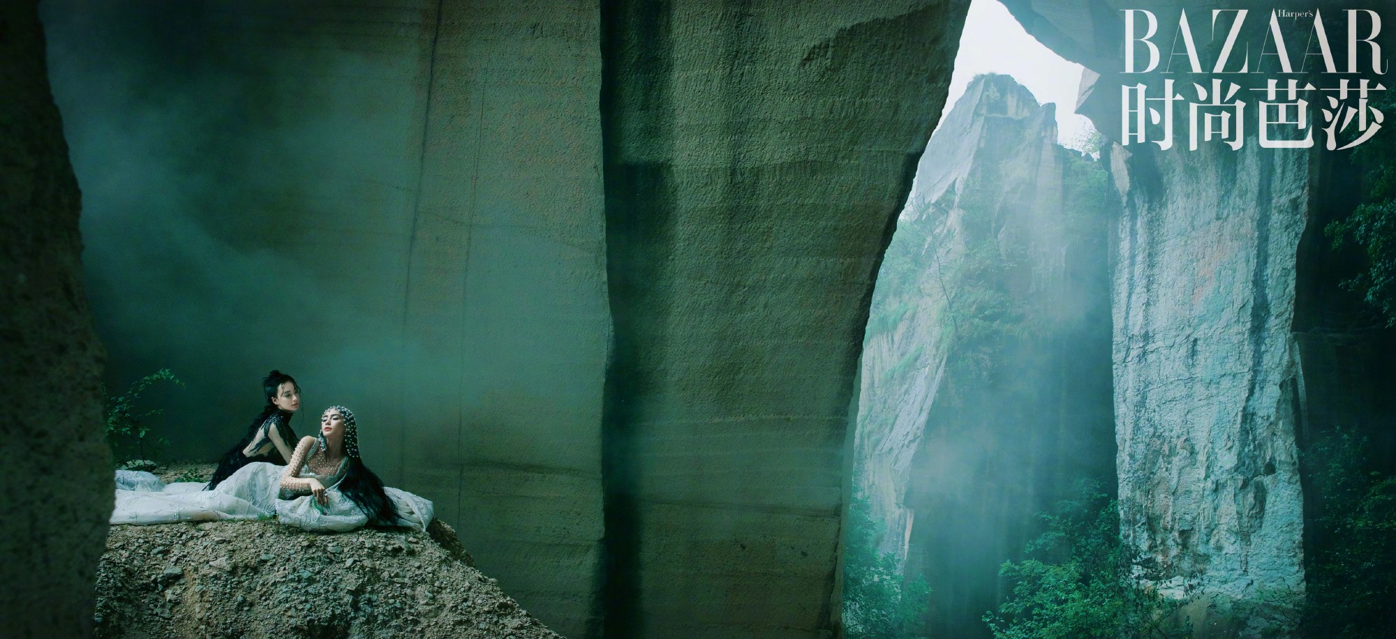 Angelababy林澗雙姝國(guó)風(fēng)大片/芒果體育